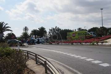 Atropello de un ciclista en la circunvalación de Telde/TA.
